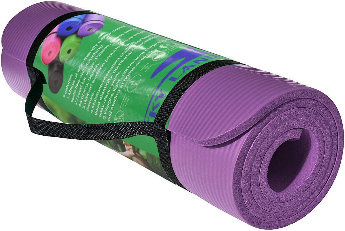 Top Skyland Yoga Mat - 10mm Thick - Purple