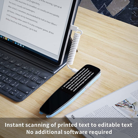 NEWYES Upgraded Scan Reader Pen, 16GB Dictionary Mobile Scanner Translator Scanning Pen