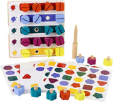 Emma Wooden Screwdriver Board Set Kids Fine Motor Skills Toys Montessori Educational Toy for Toddlers