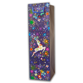 6Pc Pack Christmas Gift Bag For Bottle with Rope Handles 38x11x11 cms - WILLOW