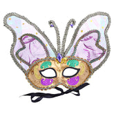 Daweigao Carnival Mask - B2009, Gold and Purple