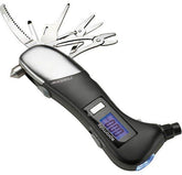 Digital Tyre Pressure Gauge with inbuilt Emergency Tools and LED Light - PROMATE