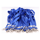 WILLOW 50 PCS 32-Inch Flat Lanyards with Hook Clip