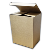 Heavy Duty Brown Corrugated kraft Boxes for Gifts (36x27x20) Cms – (6Pc Pack) - WILLOW