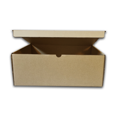 Heavy Duty Brown Corrugated kraft Boxes for Gifts (37x14x27) Cms – (6Pc Pack) - WILLOW