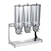 Three head Stainless Steel Cereal Dispenser oatmeal 3.5L