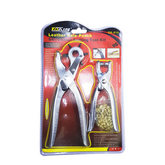 2pc Revolving Leather Belt Hole Punch Plier & Grommet Eyelet Setting Plier - SquareDubai