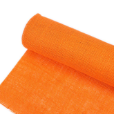 Jute Burlap Fabric Ribbon Roll DIY Sewing Craft Tablecloth Home Decor - Orange