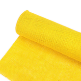Jute Burlap Fabric Ribbon Roll DIY Sewing Craft Tablecloth Home Decor - Yellow
