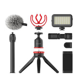 BY-VG350 Vlogger Kit Plus with BY-MM1+ Shotgun Microphone, LED Light - BOYA