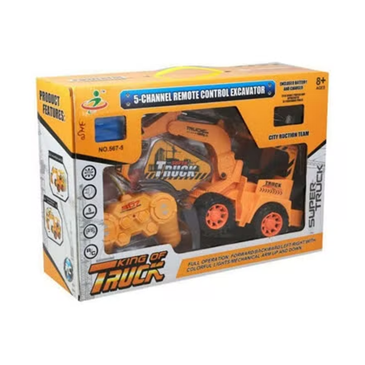 Emma 5-Channel King Of Truck Excavator With Remote Control