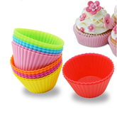 Reusable Silicone Baking Cups Multicolour - Set of 12