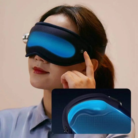 Cold & Hot Compress Eye Massager Electric Vibration Eyes Mask Gel Cold & Hot Compress Eye Massager Electric Vibration Eyes Mask Gel