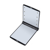 Led Lighted Pocket Makeup Mirror - Black