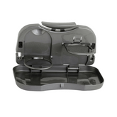 Foldable Car Back Seat Drink Bottle Rack Holder Black - SquareDubai