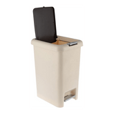 Girnees DI-03 Polypropylene Plastic Pedestal Dustbin, Beige