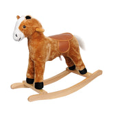 Little Angel - Baby Toy Ride-on Rocking Horse - Light Brown