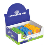 Kraft Cutters With Key Chain, Pack of 24 pieces, Assorted Colors