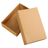 Large 10Pc Pack Premium Brown Kraft Two Piece Gift Boxes 26 x 20 x 8 Cms - Willow
