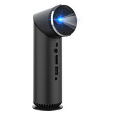 Portable Projector K5H 4K Full Hd Smart Dlp Rotating 90 Degree Mini Projector - Black