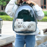 Astronaut Space capsule transparent pet backpack