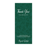 Willow 50Pc Pack Thank You For Your Order Sticker For Box (15.5x6.5Cms) - Green