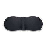 3D Eye Mask Sleep Eyepatch Blindfold Shield Travel Sleeping Aid (Black)