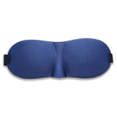 3D Eye Mask Sleep Eyepatch Blindfold Shield Travel Sleeping Aid (Blue)