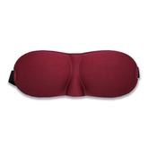 3D Eye Mask Sleep Eyepatch Blindfold Shield Travel Sleeping Aid (Maroon)
