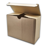 Heavy Duty Brown Medium Corrugated kraft Boxes for Gifts (19x14x8.5) Cms – (6Pc Pack) - WILLOW