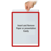 Pocket Pad Document presentation frames - Red