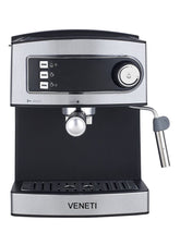 VENETI Coffee Maker, 2.12L, 800W VI-CM6823 Silver/Black