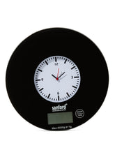 Sanford Clock Shaped Kitchen Scale Black - 200x32x216 millimeter