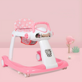 Little Angel - Baby Walker 2 In 1 Activity Center - Pink
