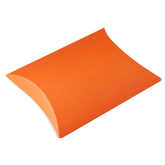 Willow Orange kraft Paper Pillow Box 25x19Cms - (12 Pcs Pack)