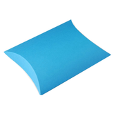 Willow Cyan kraft Paper Pillow Box 25x19Cms - (12 Pcs Pack)