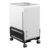 Navodesk CPU Holder Mobile PC Computer Floor Stand Trolley w/ 4 Wheels, Width Adjustable,