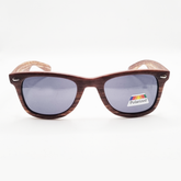 Unisex Retro Polarized Wooden bamboo Sunglasses for Men & Women (Brown)