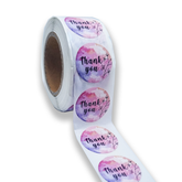 WILLOW 500Pcs Thank You For Your Orders Stickers, Round Self Adhesive Gift Packaging Stickers 1003