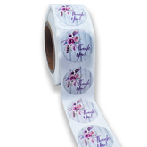 WILLOW 500Pcs Thank You For Your Orders Stickers, Round Self Adhesive Gift Packaging Stickers 1002