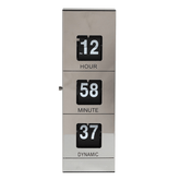 Romly Auto Flip Clock Silver