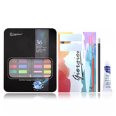 Giorgione W-3600 Solid 36 Colors Watercolor Painting Color Set