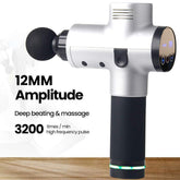Muscle Digital Massage Gun 12mm Amplitude 6-Speed