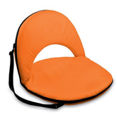 Foldable Floor Camping Chair 5 Stage Adjustment (1 To 5 Adjustable angles) - Orange