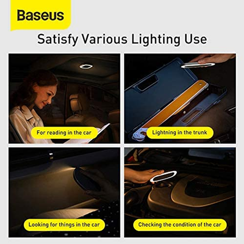 BASEUS Car Bright Touch Sensor Reading Light - Black