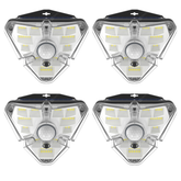 Baseus Energy Collection Series Solar Energy Human Body Induction Wall Lamp 4 Pcs Black