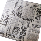 Paper Sheets Sandwich Wrap Paper 33 X 33Cm Food Wrapping Grease Resistant Liner News Papers 100 Sheets Pack