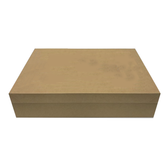 Willow Cardboard Gift Box with Lids, for Clothes, 12Pc Pack / Size 30x23x9Cms - Brown Kraft