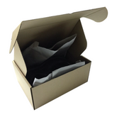 10Pc Brown Corrugated Kraft Shoe Box - 36X25X15 CM - Willow