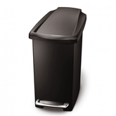 Simplehuman Slim Pedal Bin, 10L White